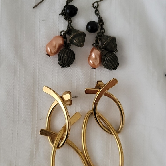 Lot of 10 pair earrings - Picture 6 of 7